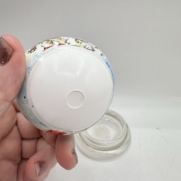 X2 Vintage Kitschy Shiny Brite Wrapped Plastic Christmas Ornaments Sled & Angels - Picture 10 of 11